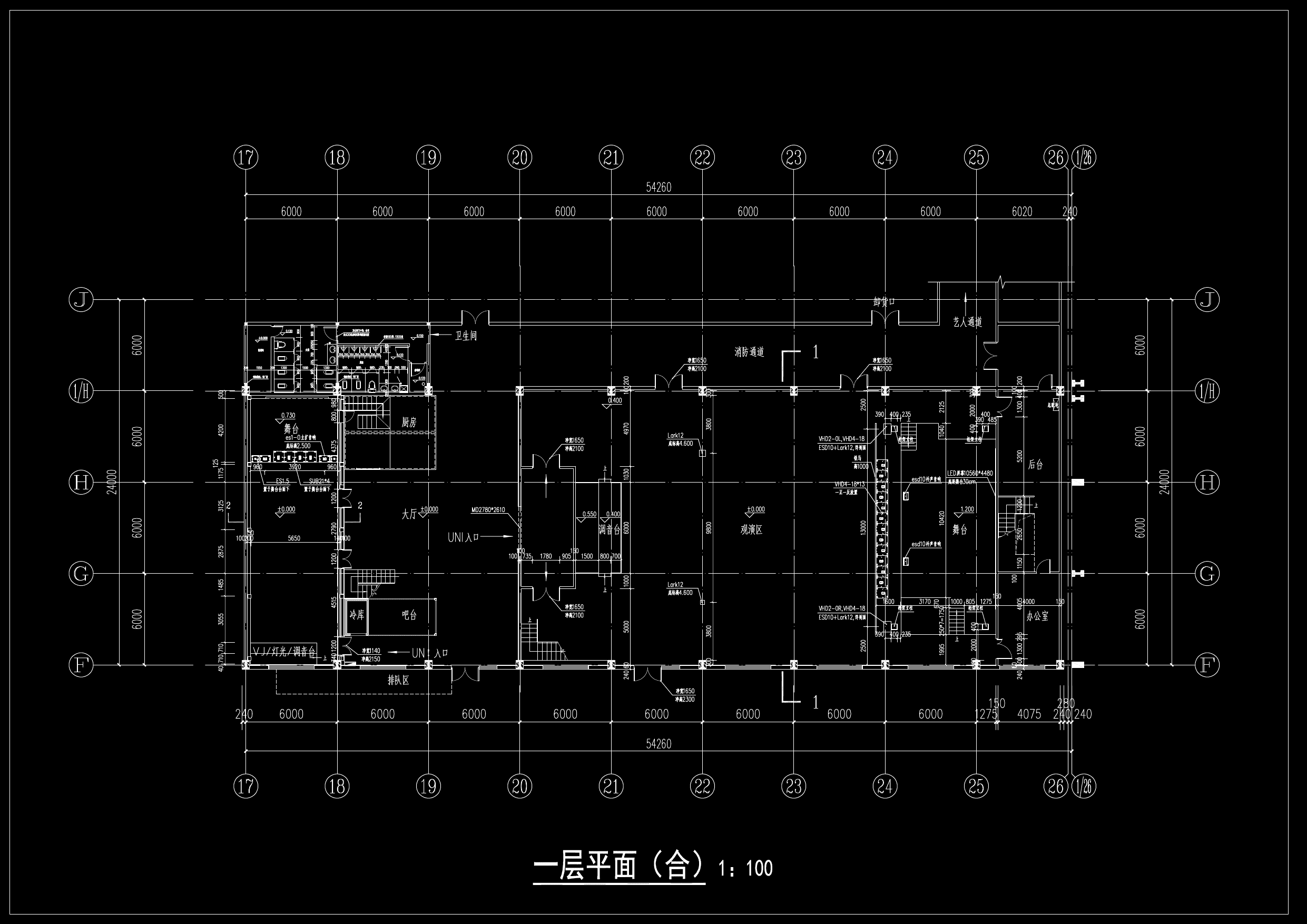 一层平面图